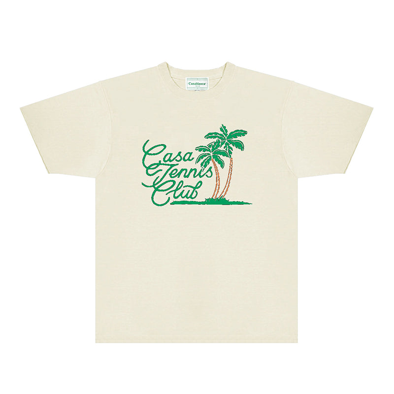 Casablanca T Shirts Fashion Print Street