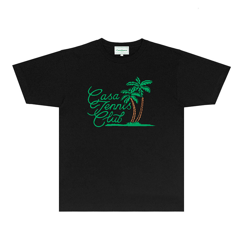 Casablanca T Shirts Fashion Print Street