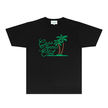 Casablanca T Shirts Fashion Print Street