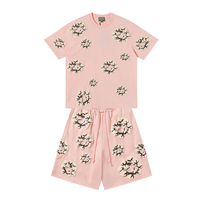 Denim Tears T shirt & Shorts 2 Piece Set