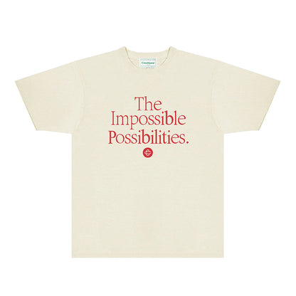 Casablanca T Shirts Fashion Print Street