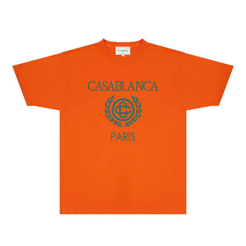 Casablanca T Shirts Fashion Print Street