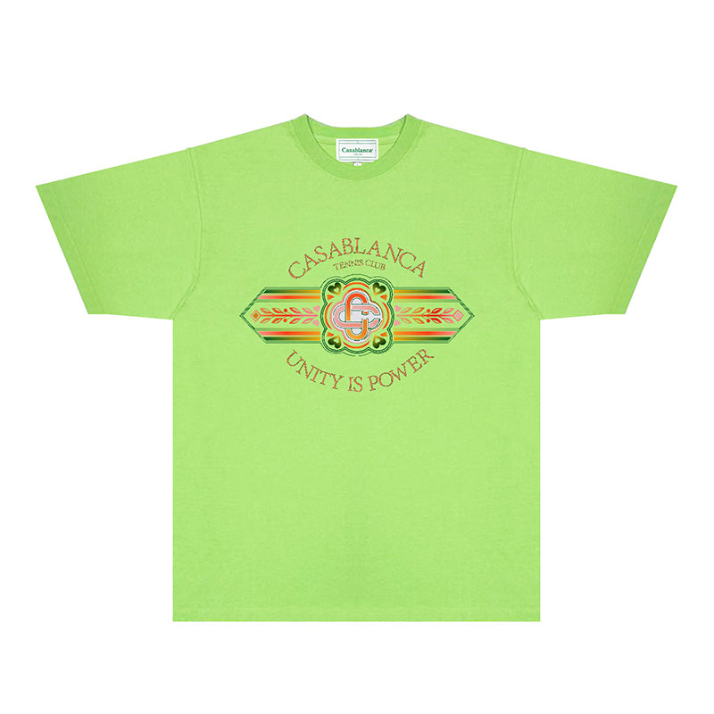 Casablanca T Shirts Fashion Print Street