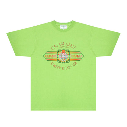 Casablanca T Shirts Fashion Print Street