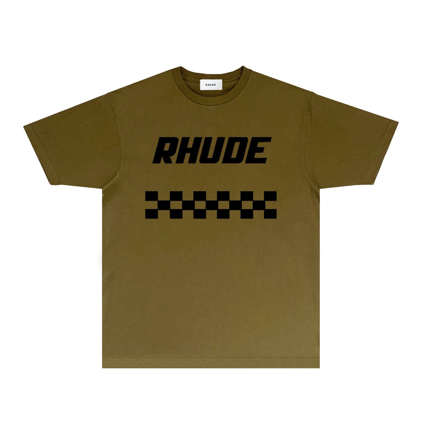 Rhude T Shirts Printed Trendy Pure Cotton