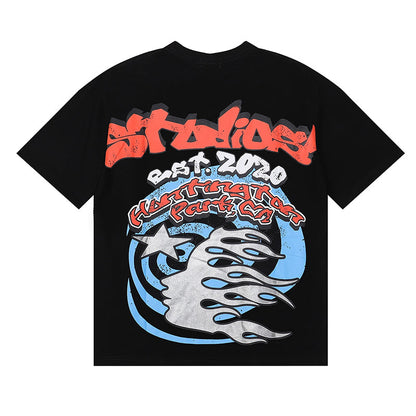 Hellstar T Shirts Retro abstract print