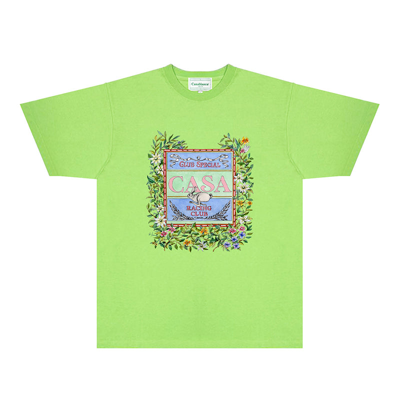 Casablanca T Shirts Fashion Print Street