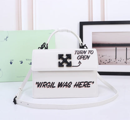 Off White Bag Casual Outdoor Convenient Tote Bag