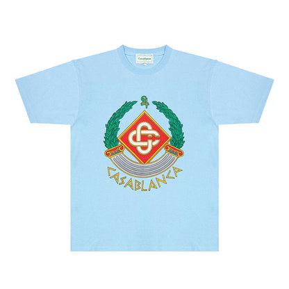 Casablanca T Shirts Fashion Print Street
