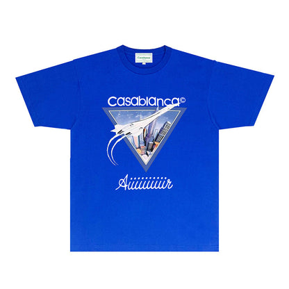Casablanca T Shirts Fashion Print Street