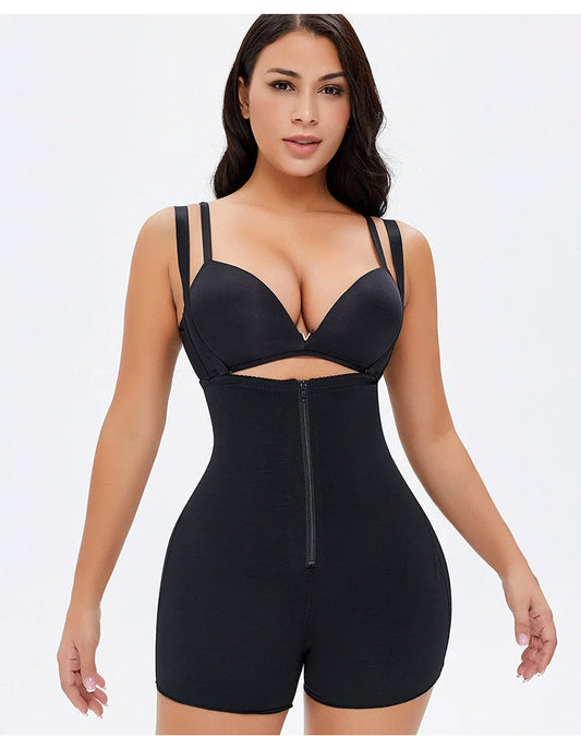 One-Piece Waist Slimming and Belly Contracting Peach Hip Tight Body Shaping High Waist Shorts