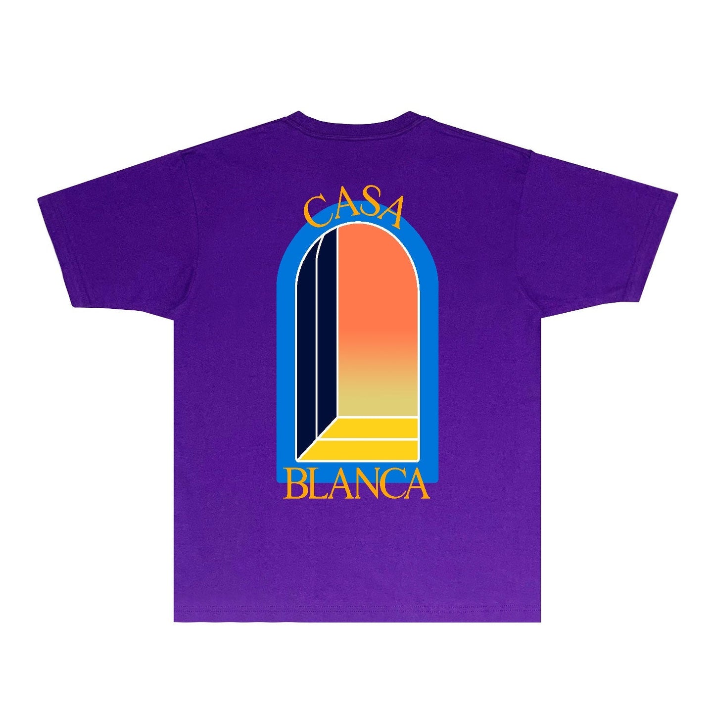 Casablanca T Shirts Fashion Print Street