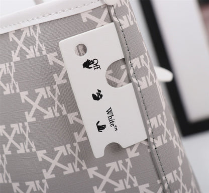 Off White Bag Casual Outdoor Convenient Tote Bag
