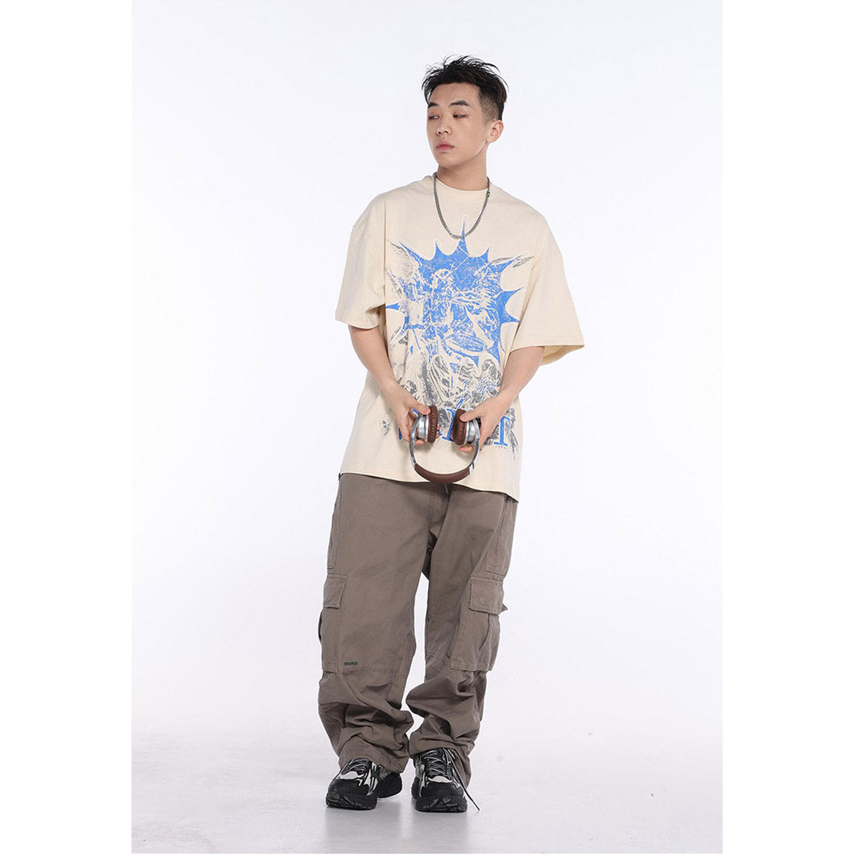Unisex T-Shirts Saint Michael's Skeleton Print T-Shirt