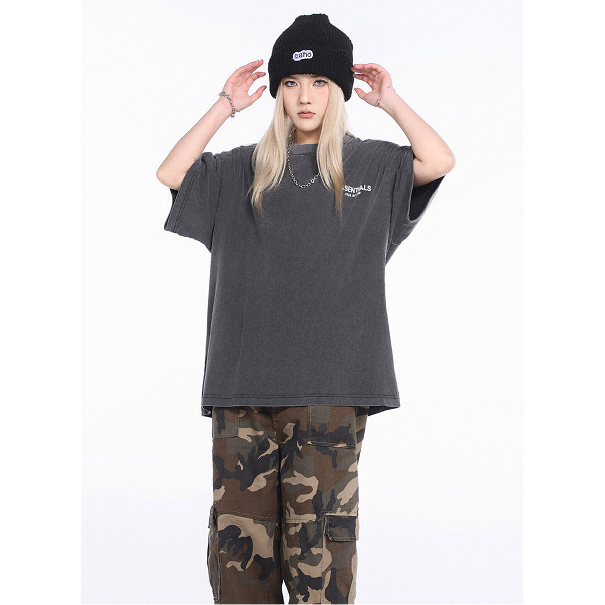 Unisex T-Shirts FOG VINTAGE Cotton Loose T-Shirts