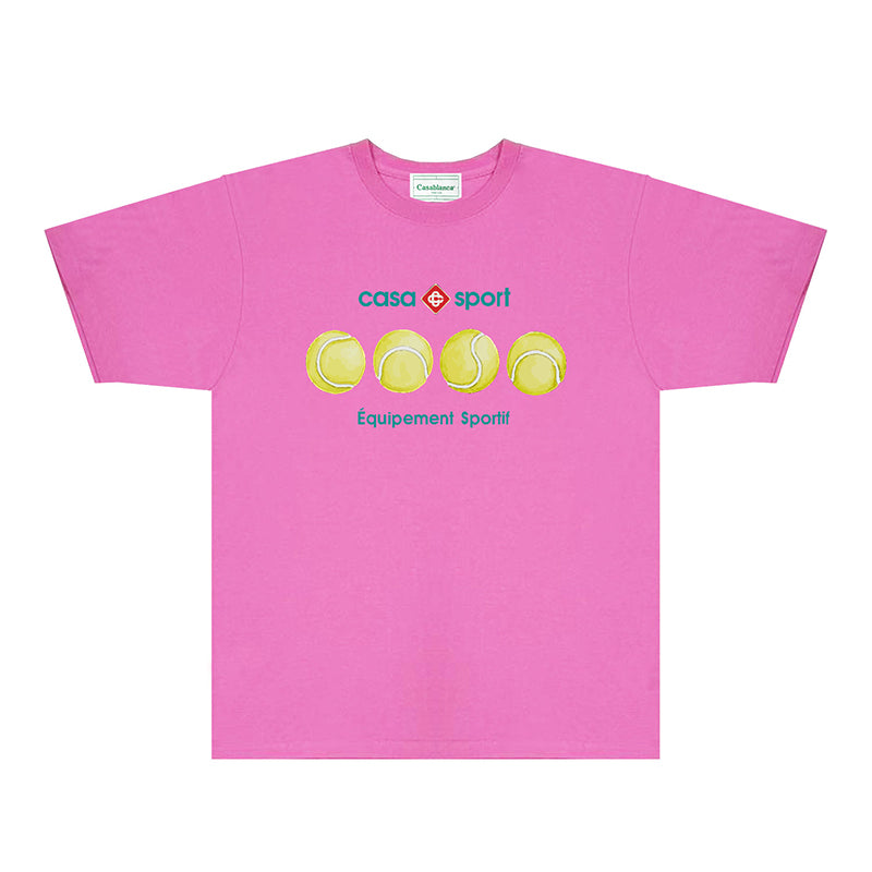 Casablanca T Shirts Fashion Print Street