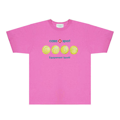 Casablanca T Shirts Fashion Print Street
