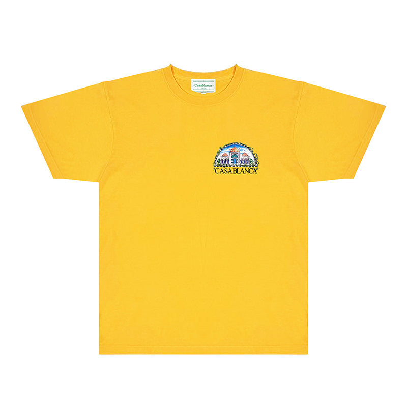 Casablanca T Shirts Fashion Print Street