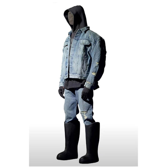 Unisex Denim Jacket Kanye Same Style Denim Jacket