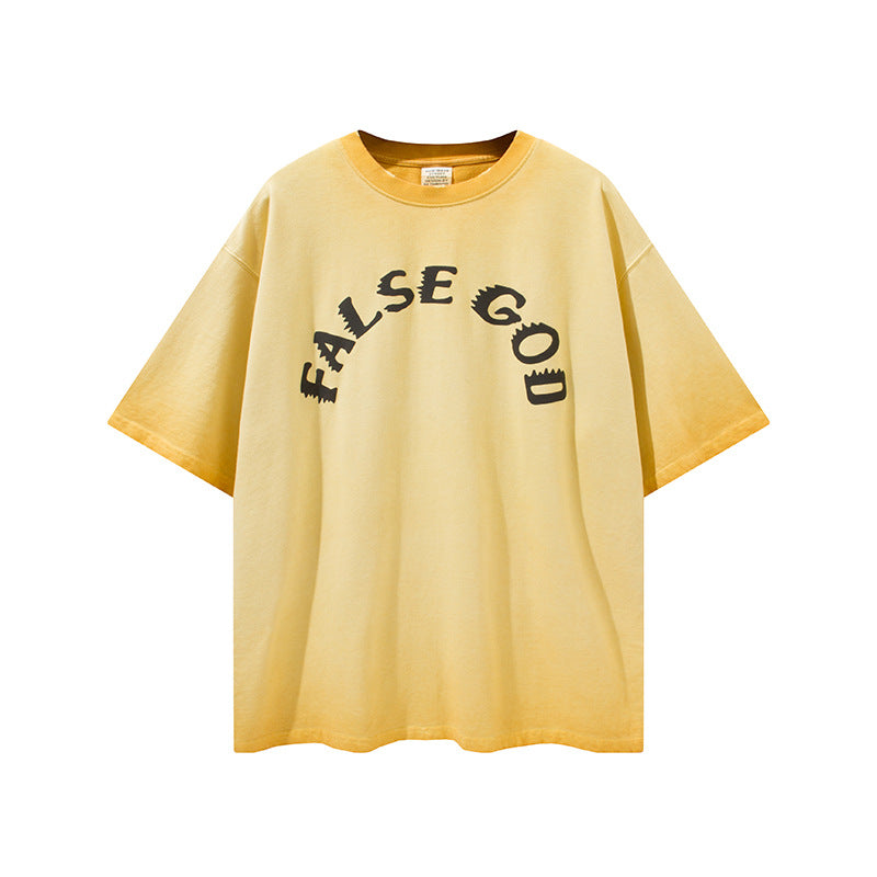 Kanye West Trust God T Shirt Summer Printed Short Sleeve Suit