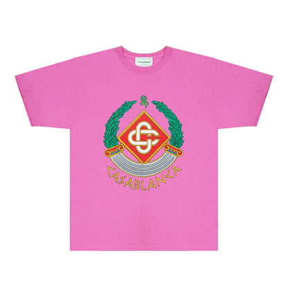 Casablanca T Shirts Fashion Print Street