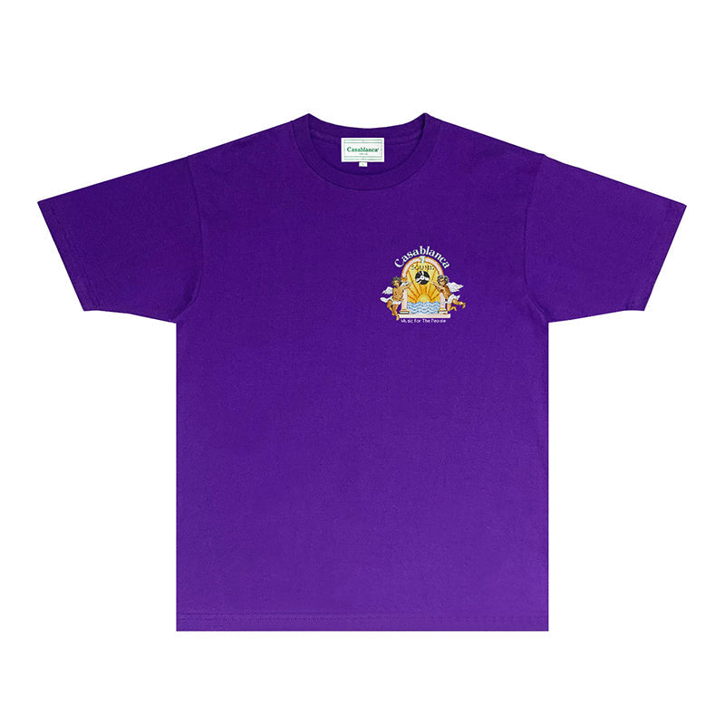 Casablanca T Shirts Fashion Print Street
