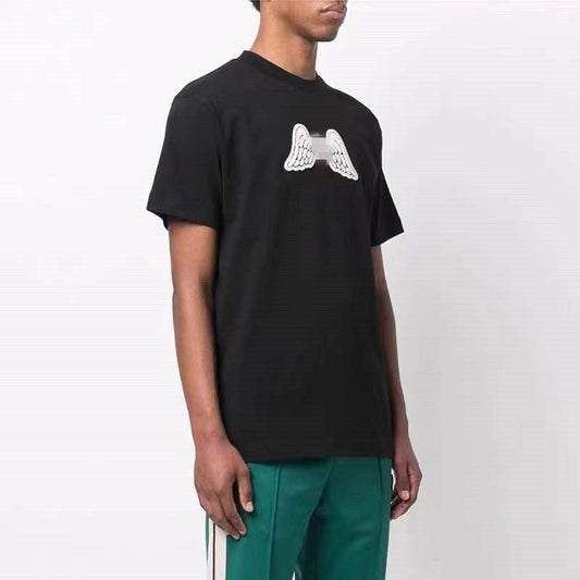 Palm Angels T Shirts Short Sleeve T-shirt for Men and Women High Street Loose Half Sleeve