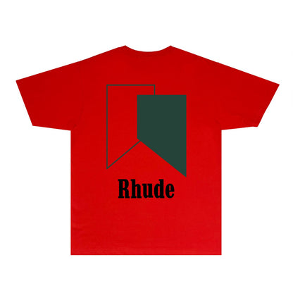 Rhude T Shirts Printed Trendy Pure Cotton