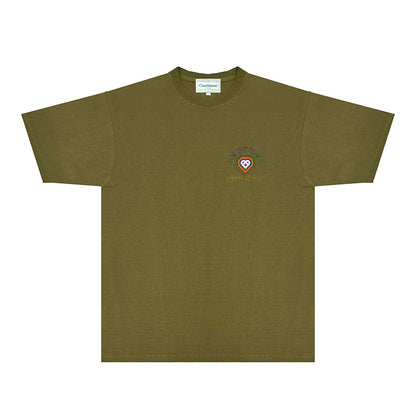 Casablanca T Shirts Fashion Print Street