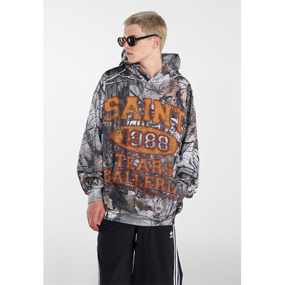 Unisex Hoodies Saint michael Tree Texture Hoodie