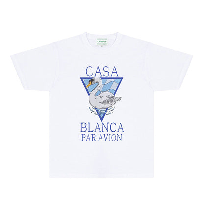 Casablanca T Shirts Fashion Print Street