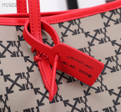 Off White Bag Casual Outdoor Convenient Tote Bag