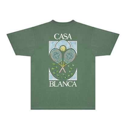 Casablanca T Shirts Fashion Print Street