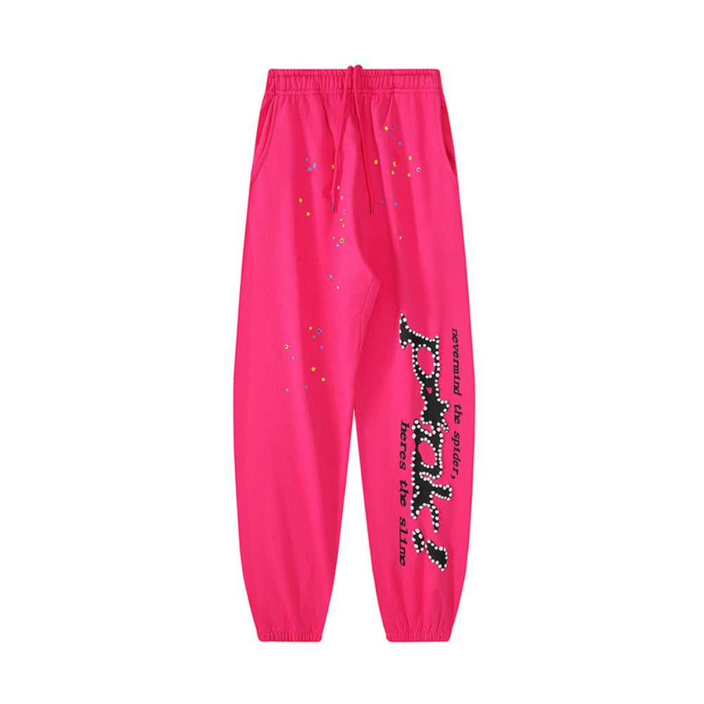 Sp5der Sweatpants Star Same Style Leisure Tappered