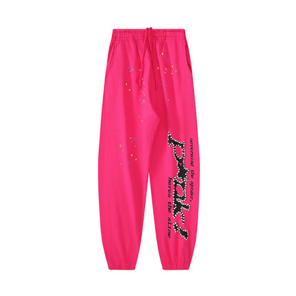 Sp5der Sweatpants Star Same Style Leisure Tappered