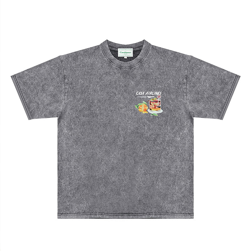 Casablanca Distressed T-Shirt