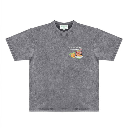 Casablanca Distressed T-Shirt