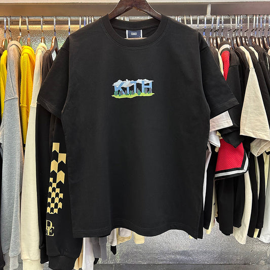 Kith T-Shirt KITH Blue Sky White Cloud Forest Tee