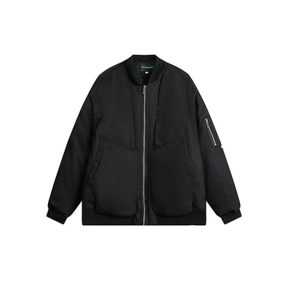 Unisex Coat Baseball Uniform Men's and Women's Cotton-Padded Jacket