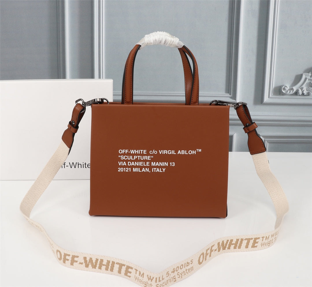 Off White Bag Casual Outdoor Convenient Tote Bag