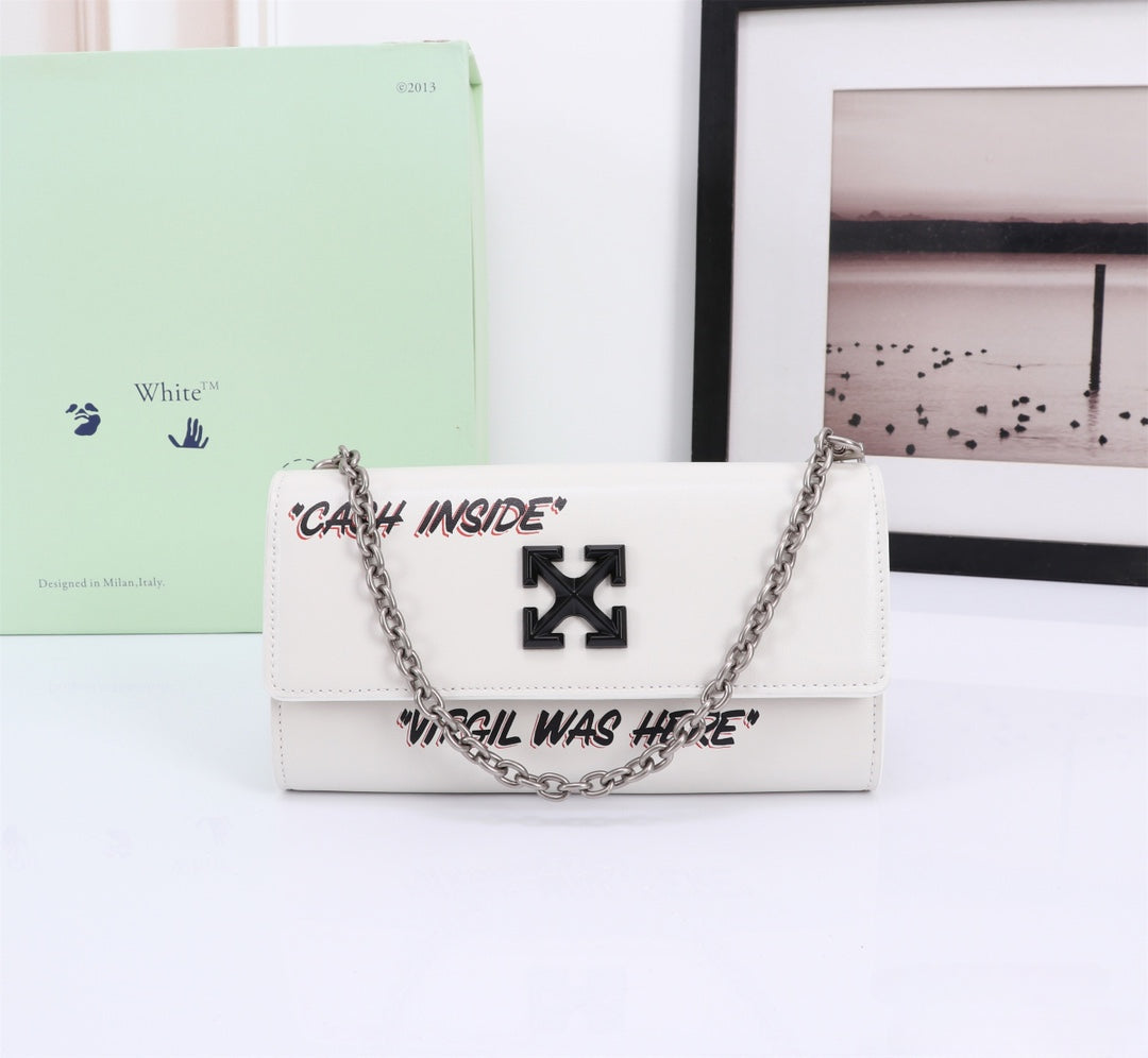 Off White Bag Casual Outdoor Convenient Tote Bag