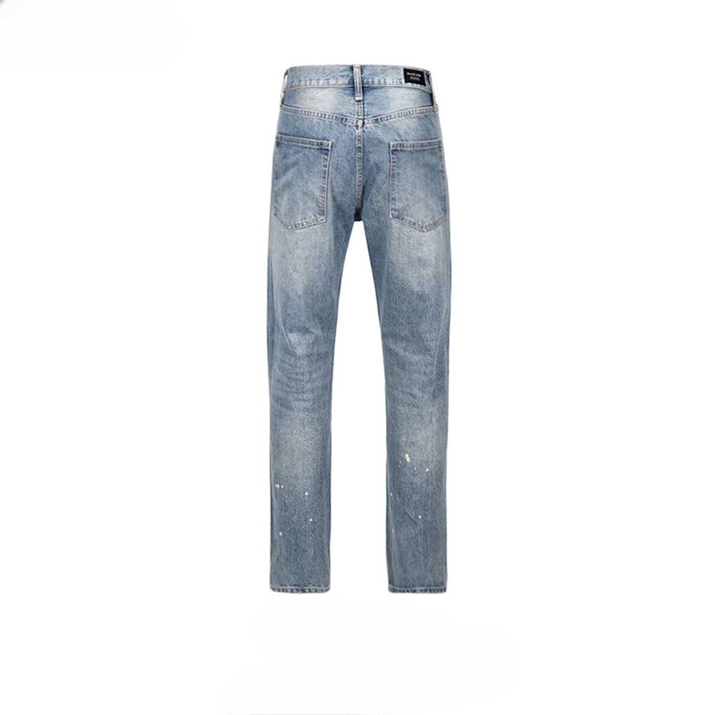 MIJKO Men's Vintage Pants MIJKO Men's Women's Autumn and Winter Urban Street Trendy Trousers Ripped Jeans
