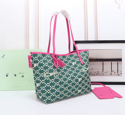 Off White Bag Casual Outdoor Convenient Tote Bag