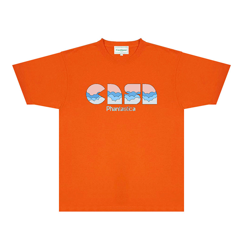 Casablanca T Shirts Fashion Print Street