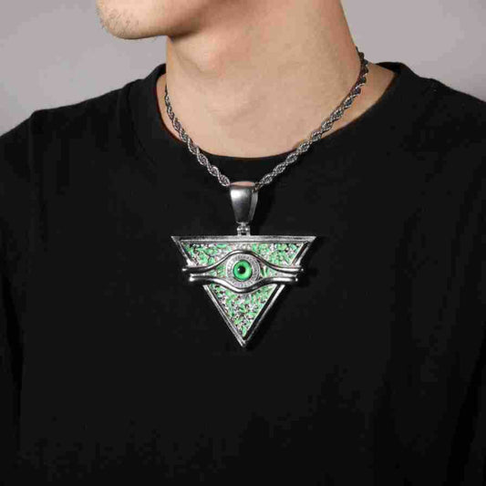 Jewelry Game King Millennium building block Oil drop pendant Exquisite high-end necklace Yu-Gi-Oh! Far East Jesus Pieces Royalty Egypt Pieces