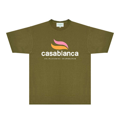 Casablanca T Shirts Fashion Print Street