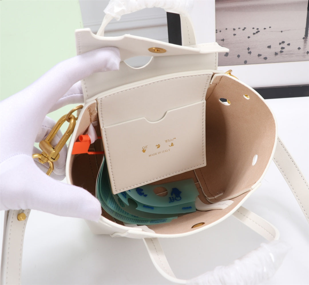 Off White Bag Casual Outdoor Convenient Tote Bag
