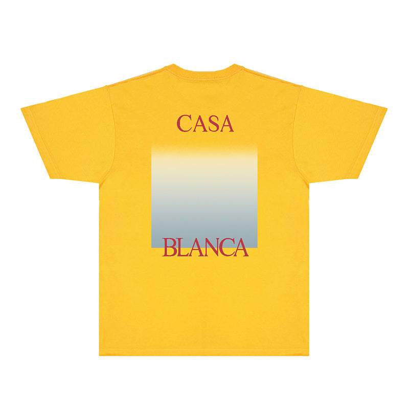 Casablanca T Shirts Fashion Print Street