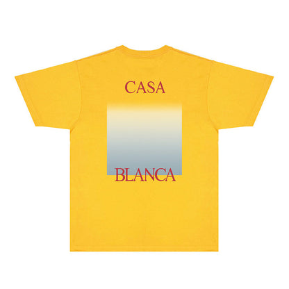 Casablanca T Shirts Fashion Print Street