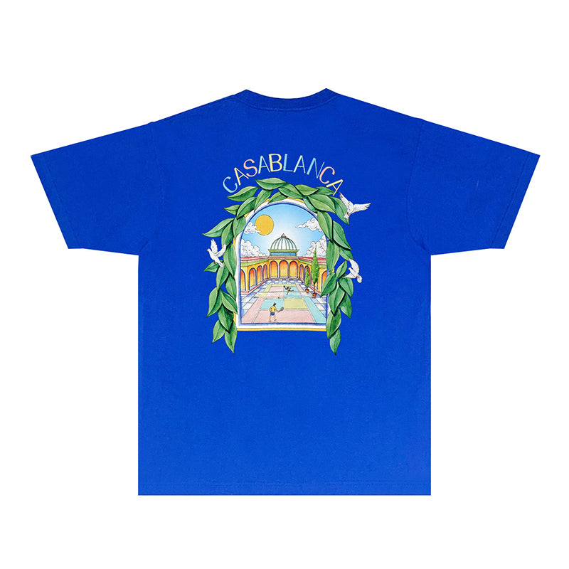 Casablanca T Shirts Fashion Print Street